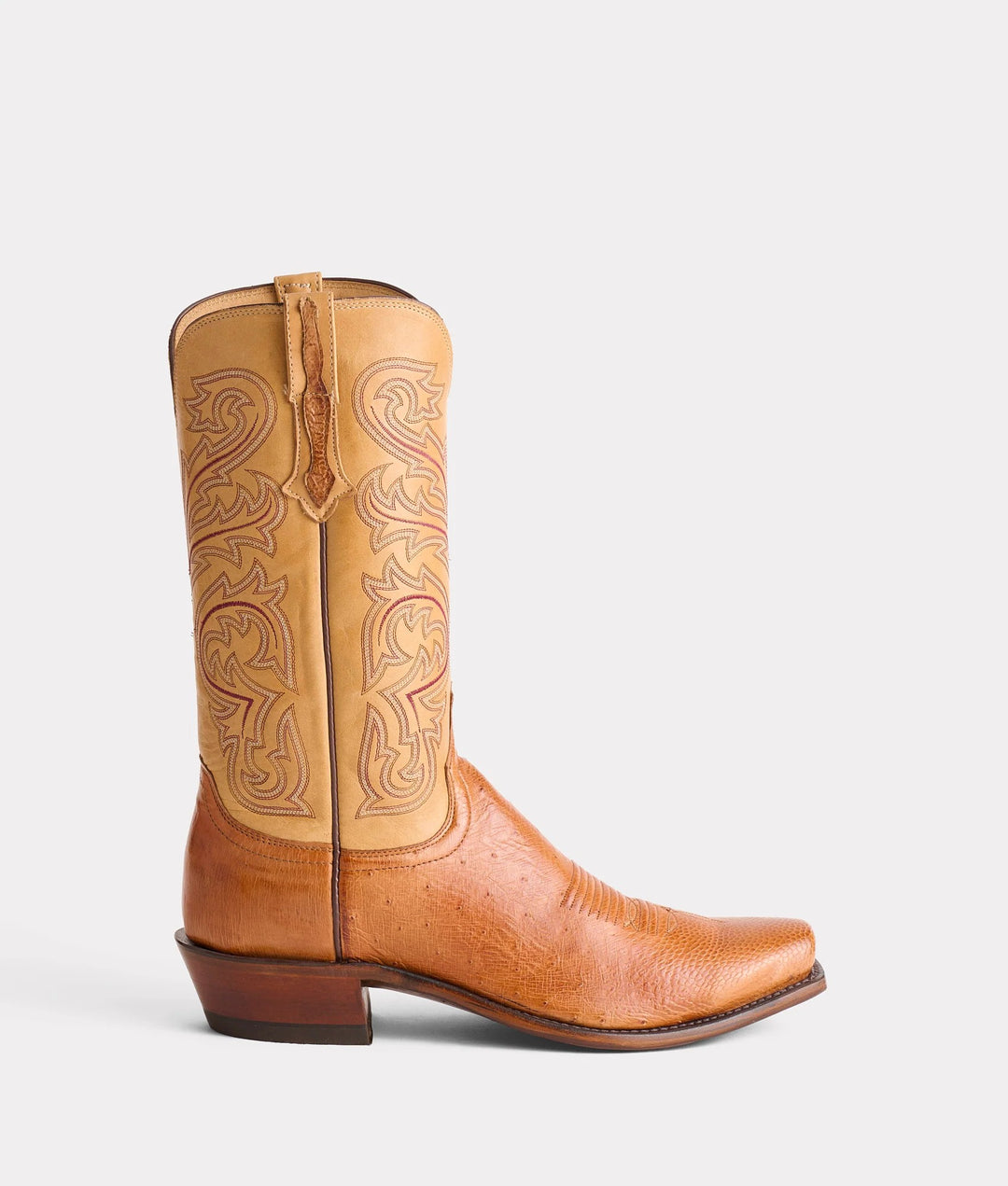 Lucchese Men's Nathan Smooth Ostrich Boot N1160.74