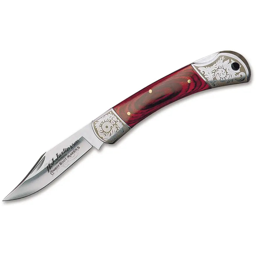 H.J. Justin & Sons Classic Lockback Folding Pocket Knife 01SC002JU