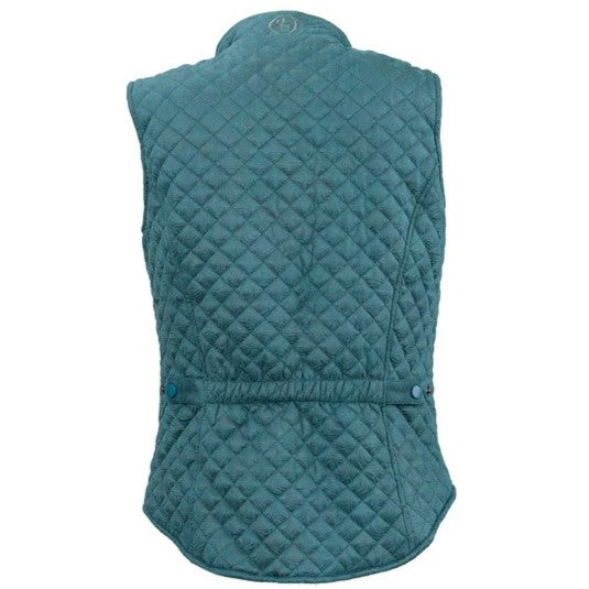 トップス NULABEL \"GARMENT DYED VALLEYS VEST\" NULABEL(ニューレーベル)のGARMENT DYED CONTRACTION QUILTED