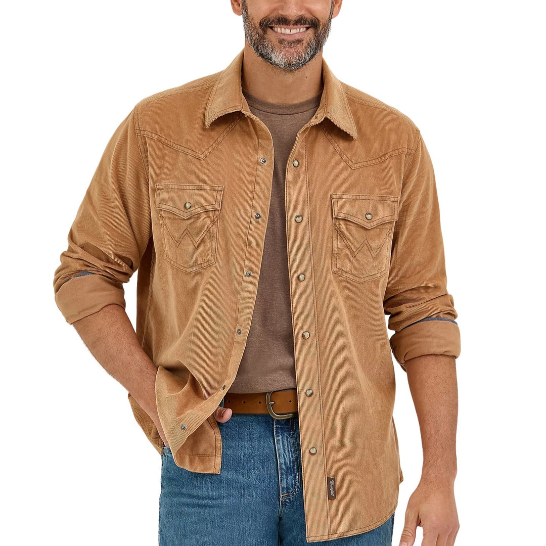 Wrangler Corduroy Men's Western Snap 112369587
