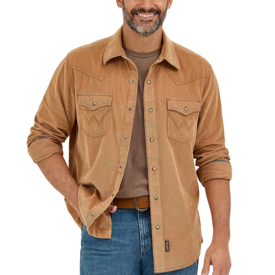 Wrangler Corduroy Men's Western Snap 112369587