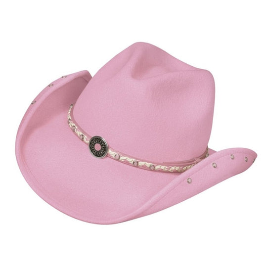Bullhide Baby Jane Pink Wool Kid's Hat 0421P