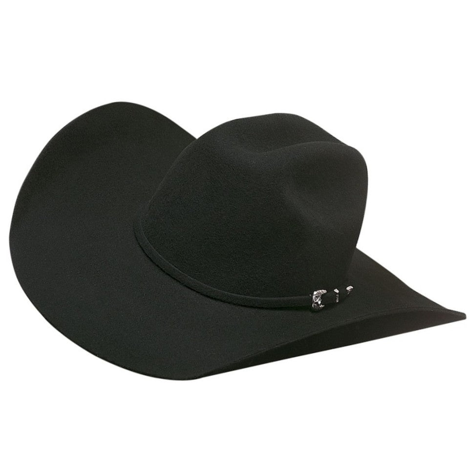 Wild Bill's Broken Horn 4X Black Wool Cowboy Hat 8013 – Wild