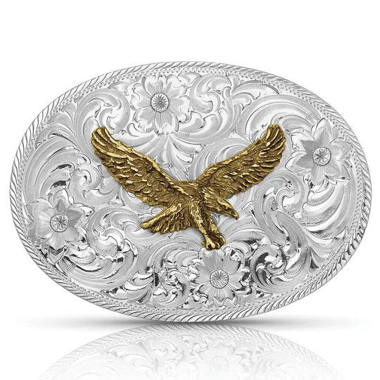 Montana Silversmiths Classic Eagle Belt Buckle G1840-696