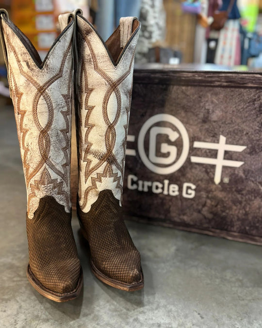 Corral Women's Circle G Python Boots L8002