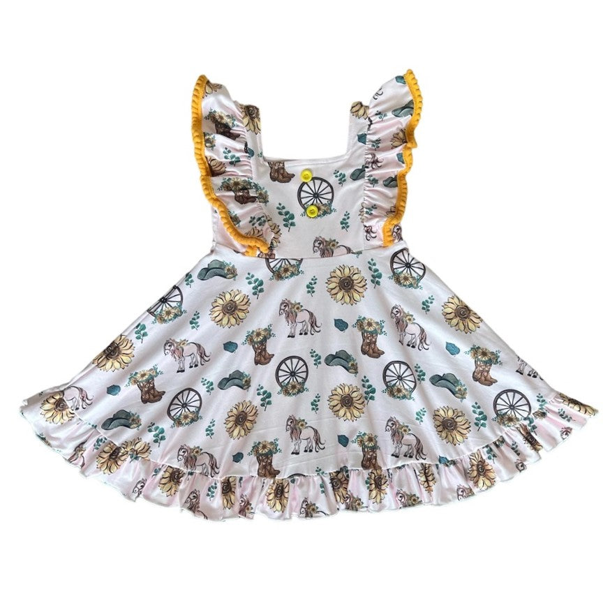 Shea Baby Sunflower Girl's Dress DRP02