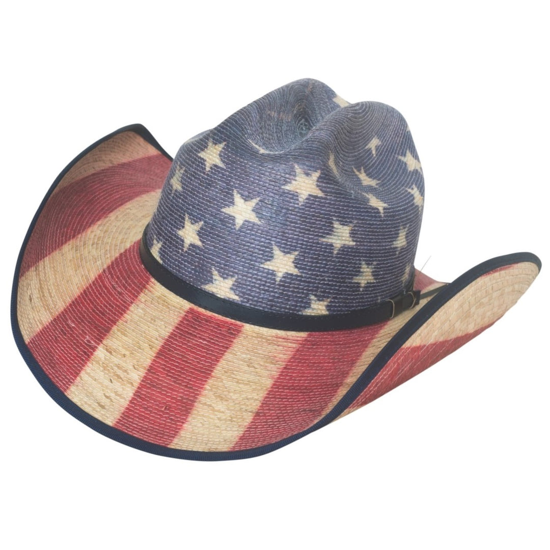 Bullhide Star Spangled Straw Cowboy Hat 2928