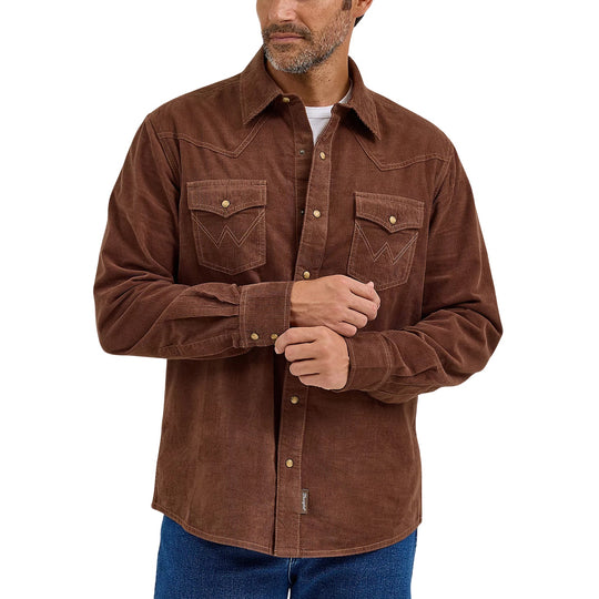 Wrangler Corduroy Men's Western Snap 112368537