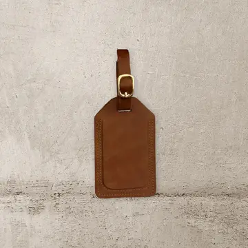 Genuine Leather Luggage Tag
