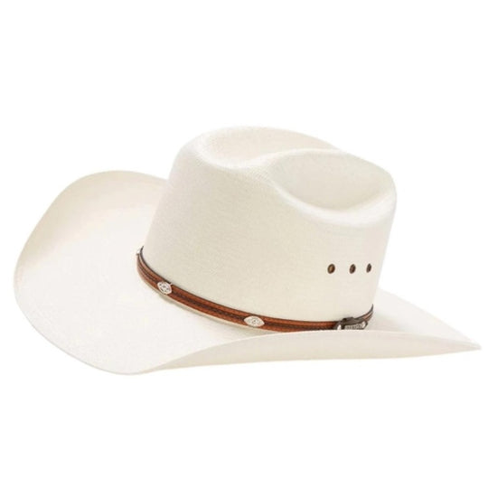 Stetson Alamo 8X Oval Concho Straw Cowboy Hat