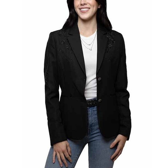 Scully Embroidery Detail Women's Blazer PL733