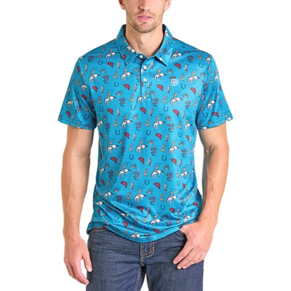 Rock & Roll Desert Rodeo Men's Polo BM51T07288