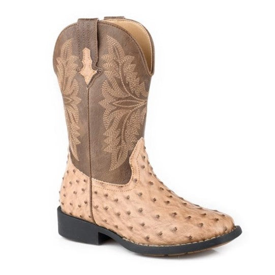 Roper Faux Ostrich Kids Boot 09-018-1224-3500