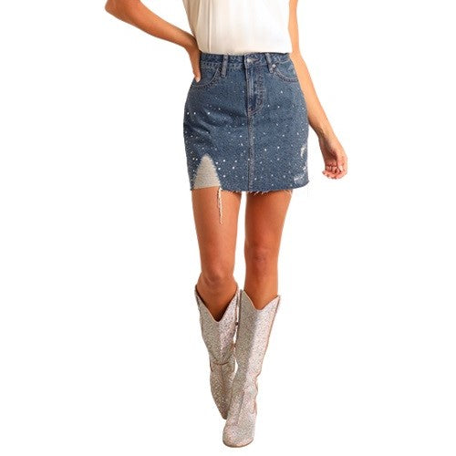 Rock & Roll Studded Women's Skirt BW69D06096