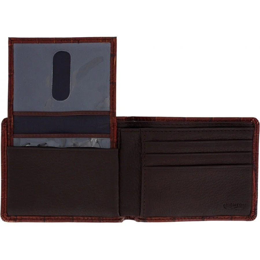 Brighton Rockefeller Passcase Brown Bifold Wallet 89557 – Wild