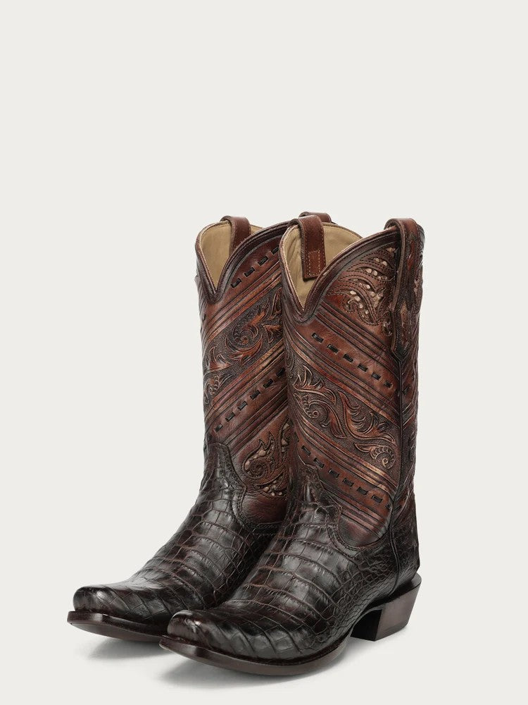 Corral Men's Tooled and Handwoven Boot A5100