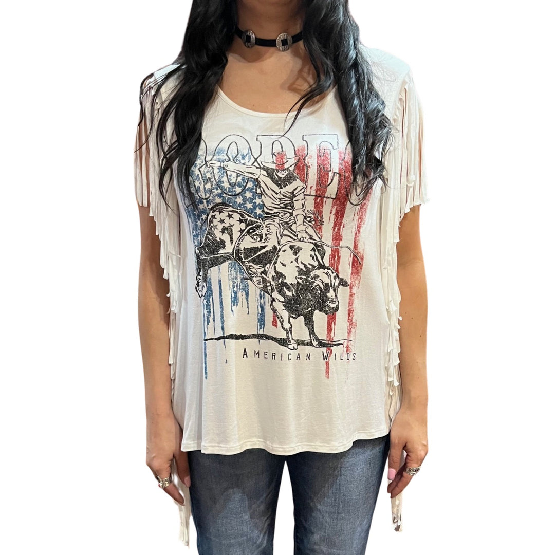 Vocal American Rodeo Fringe Women's Tank 20813T