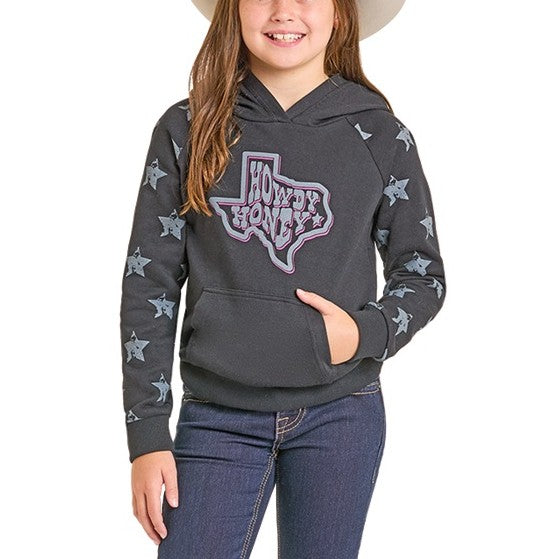 Rock & Roll Howdy Honey Girl's Hoodie BG94T07434