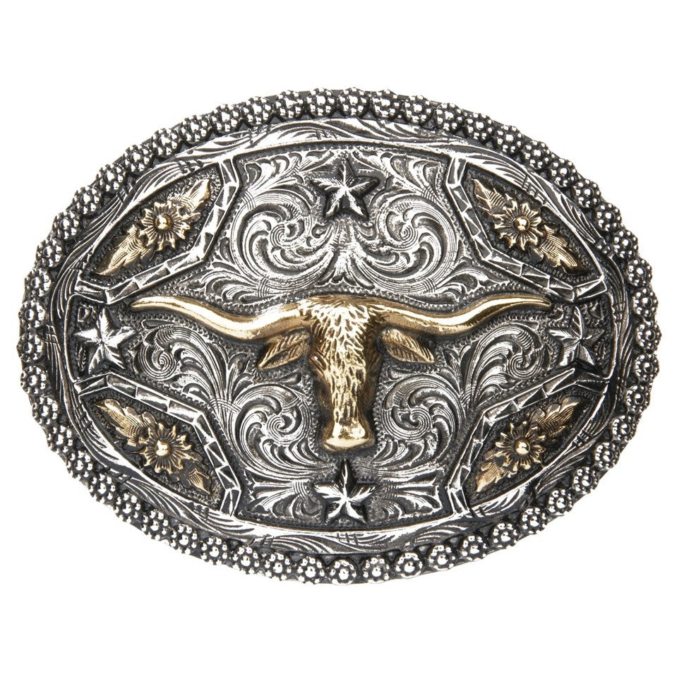 AndWest Longhorn Stars Buckle 514