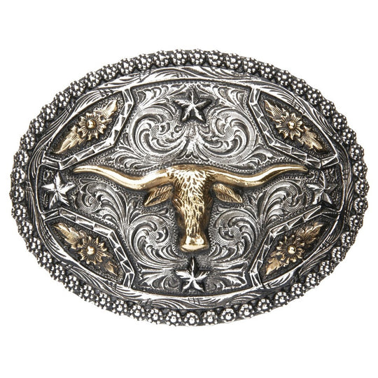 AndWest Longhorn Stars Buckle 514