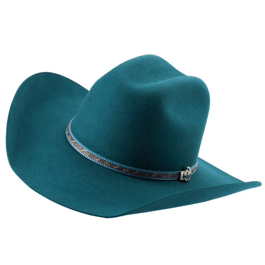 Bullhide Life With You Turquoise Wool Cowboy Hat 0870TU  display picture 1