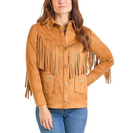 Rock & Roll Fringed Yoke Women's Jacket LW92T05802