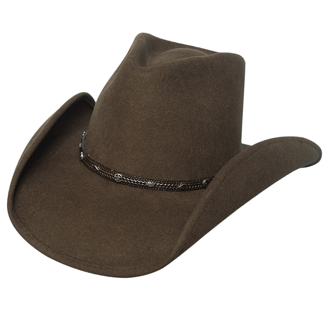 Bullhide Thunderbird Brown Wool Cowboy Hat 0328BR