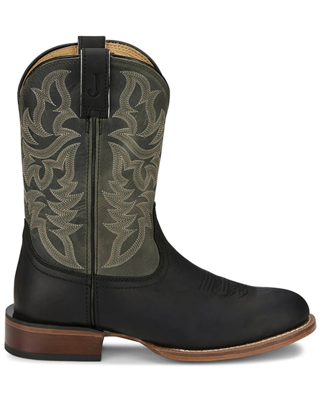 Justin Disco Man Midnight Slate Grey Cowhide Boot FN7304
