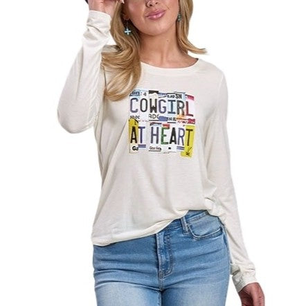 Roper Cowgirl at Heart Women's Tee 03-038-0513-1207