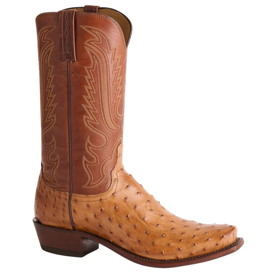Lucchese Luke Barnwood FQ Ostrich Men's Boot N1156