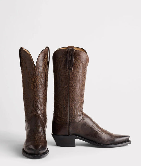 Lucchese Women's Savannah 12" Boot in Chocolate N4554-54