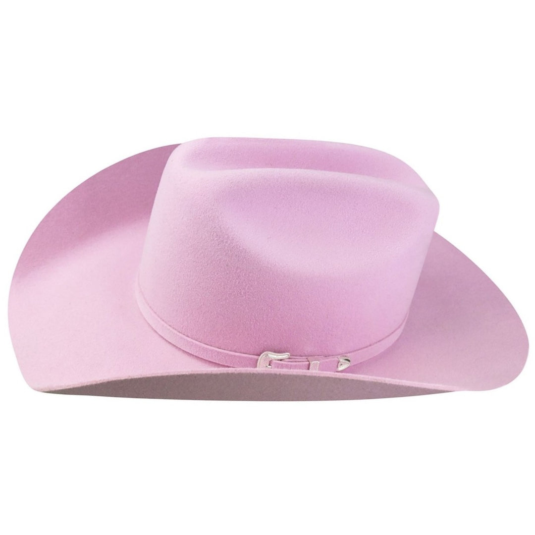 Bailey Lightning 4x Fondant Pink Wool Cowboy Hat W0604A