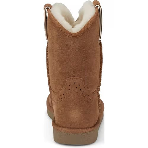 Justin Women's Heidi Chestnut Suede Shearling Boot GY2862