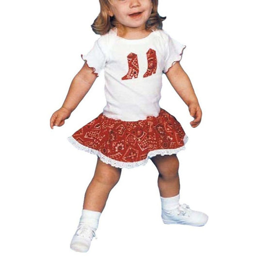 Kiddie Korral Red Bandana Onesie