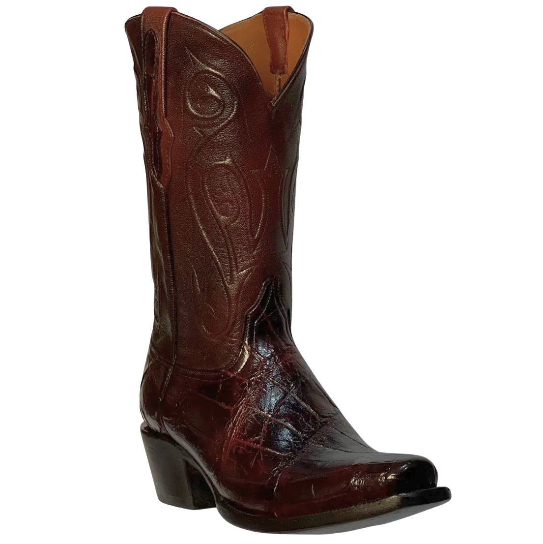 Black Jack Gator Belly Cherry Men's Boots BC528 – Wild Bill's