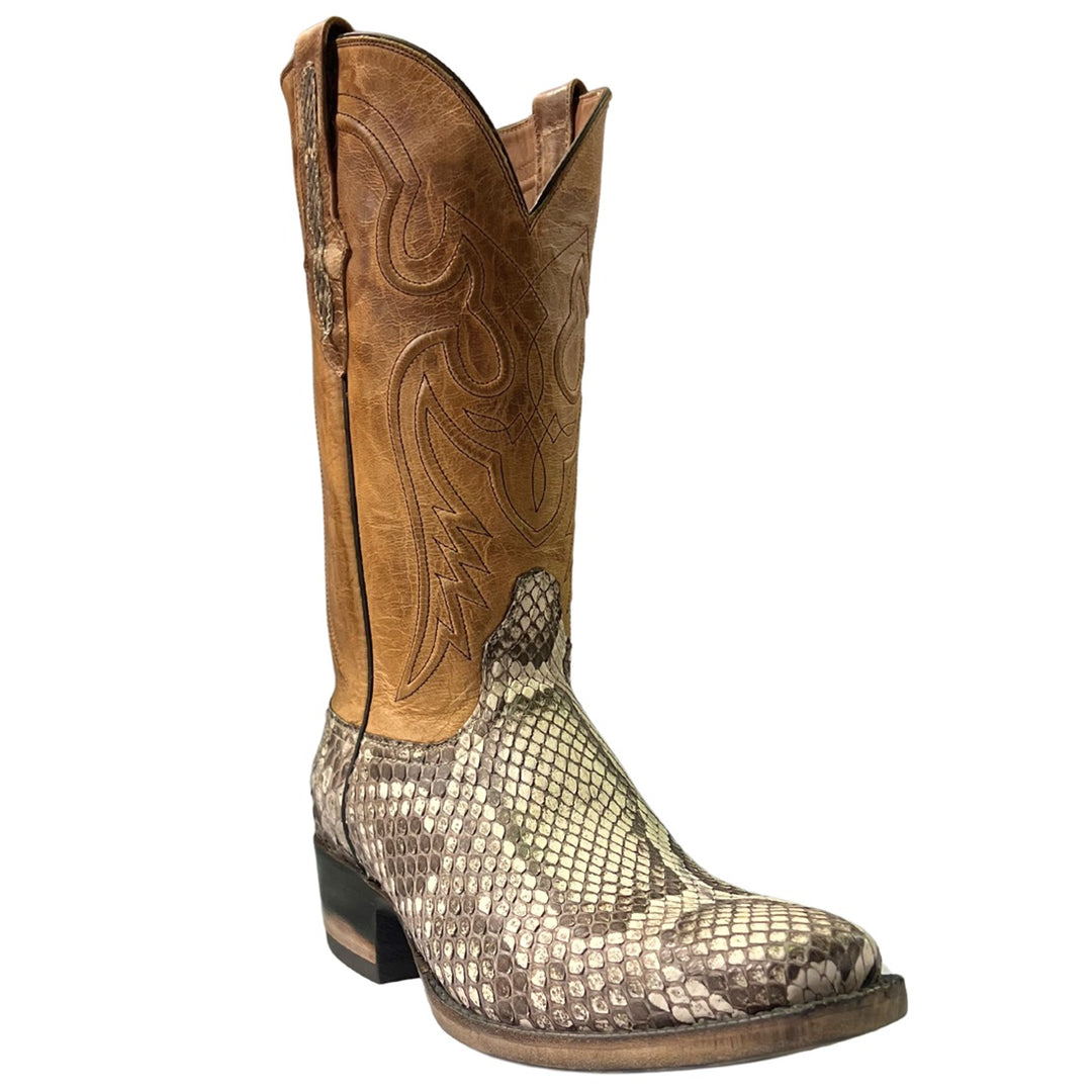Python Boots Colour Black Jack Natural Python Men's Boot 6555-V3 – Wild Bill's Western Store