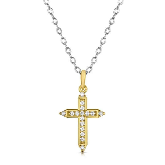 Montana Silversmith Dorado Cross Necklace NC6318