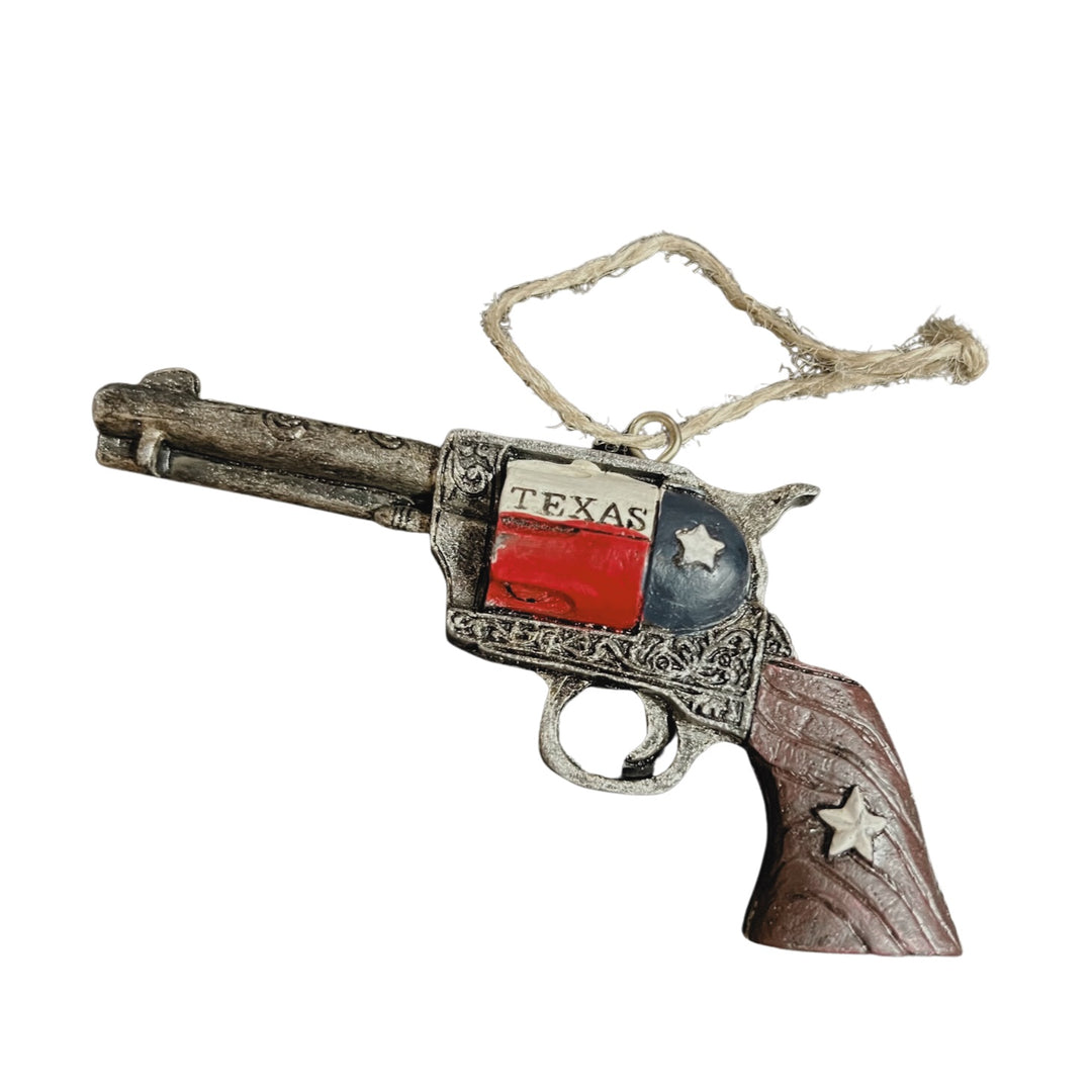 JT Giftware Texas Pistol Ornament TX80193