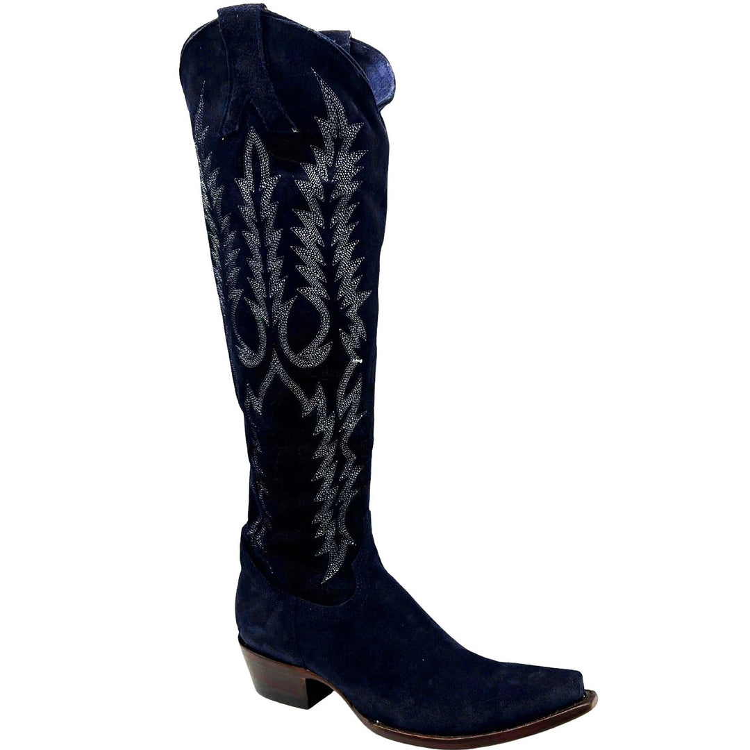 Old Gringo Mayra Navy Tall Suede Women's Boot L601 – Wild Bill's