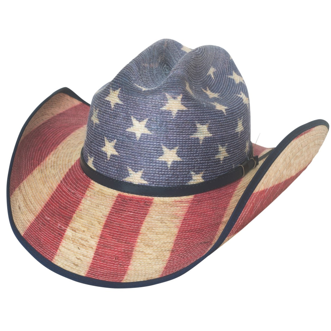 Bullhide Star Spangled Straw Cowboy Hat 2928