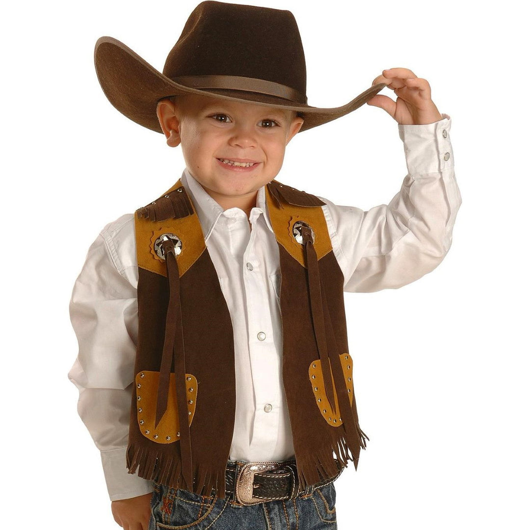 Brown Cowboy Vest by M&F Western Products 50832 -02