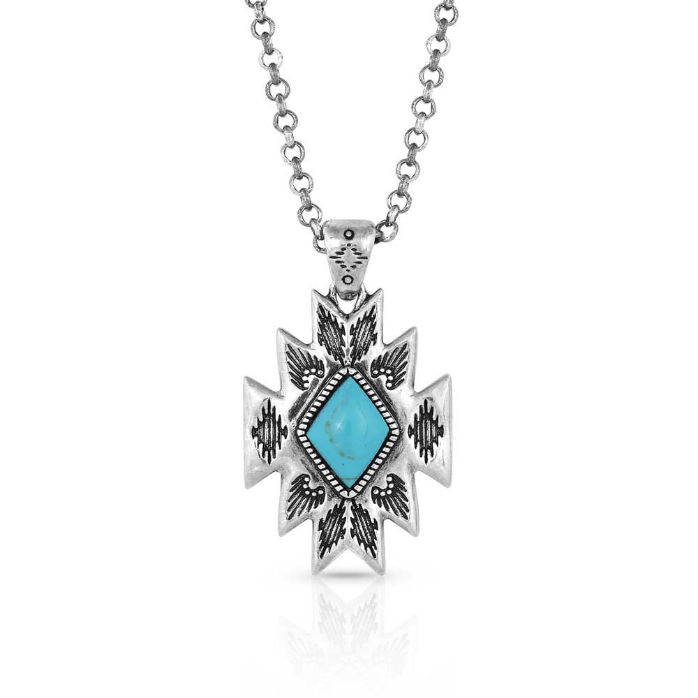 Montana Silversmiths Turquoise Star Pendant Necklace NC5036 