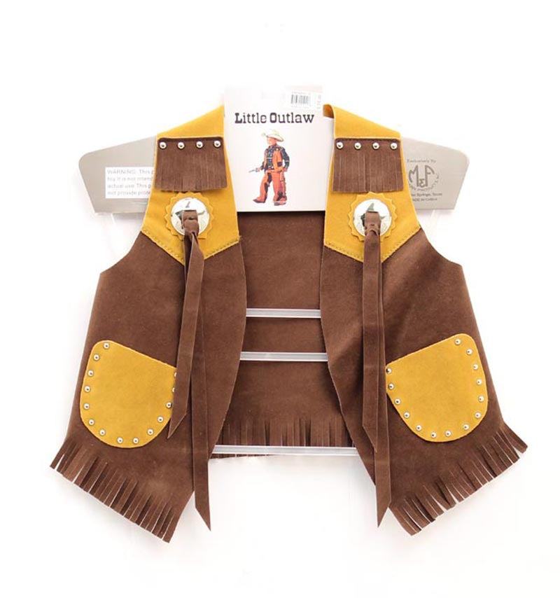 Brown Cowboy Vest by M&F Western Products 50832 -02