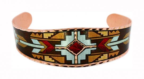 Copper Reflections Artisan Native American Bracelet BSJ-14