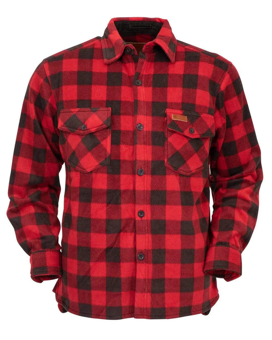 Outback Trading Company's  Men's Red Fleece Shirt 4268