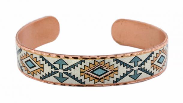 Teal Blue Native Cuff Bracelets BSN-708